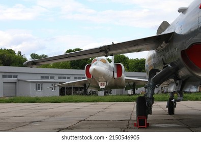 Military Aircrafts On Military Air Base Stock Photo
