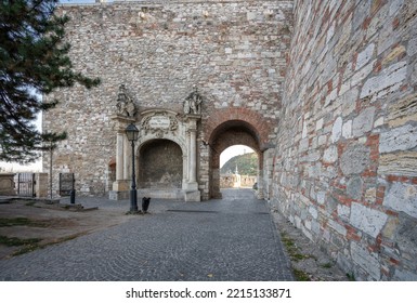 Military Barracks Gate In Zeughaus Wall At Buda Castle - Budapest, Hungary