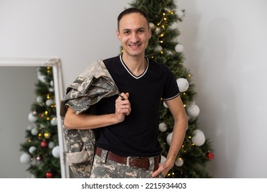 Military Christmas, Veteran. American Soldier