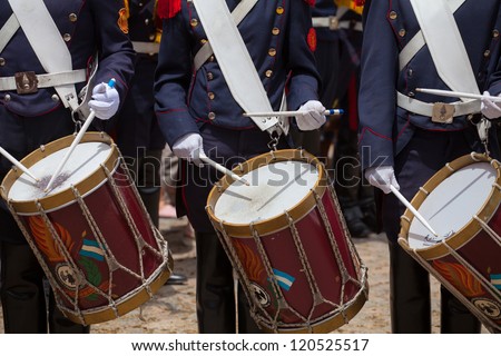 Military drummer