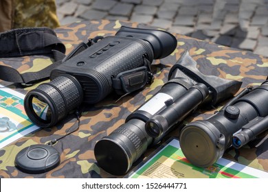  Military Equipment.  Night Vision Device, Digital  Night Vision Scope, Sight Night Vision