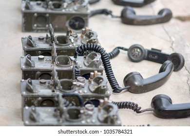 Military field phone - Shutterstock ID 1035784321