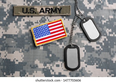 Military Id Tags Us Army Patches Stock Photo 1477703606 | Shutterstock