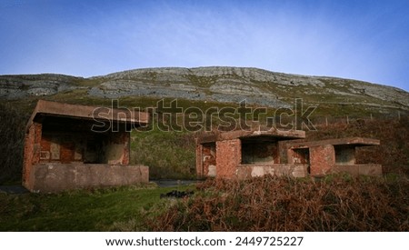 Military installations bunkers artillery training ground