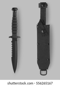  Military   Knife With Scabbard