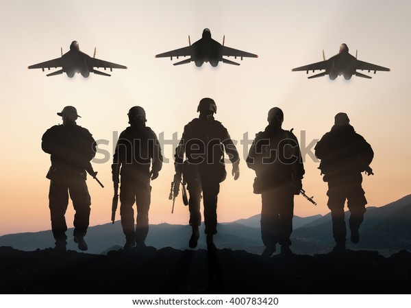 military-silhouettes-soldiers-airforce-against-600w-400783420.jpg
