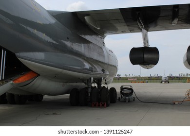 Military Transport Aircraft On The Runway