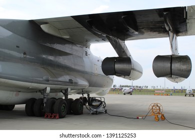 Military Transport Aircraft On The Runway