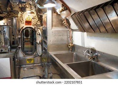 Military War Submarine Warship Ship Interior