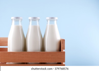 milk bottle in the box - Shutterstock ID 379768576