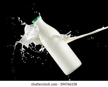 Milk Bottle Splash