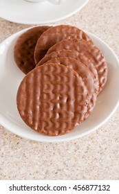 Milk Chocolate Covered Digestive Sweetmeal Or Wholemeal Biscuits