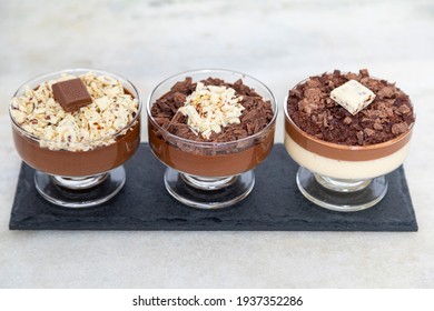 Milk Chocolate Mousse With Chocolate Shavings