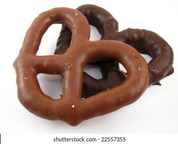 Milk And Dark Chocolate Covered Pretzels