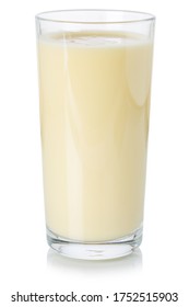 Milk Drink Smoothie Fruit Juice Milkshake Shake In A Glass Isolated On A White Background