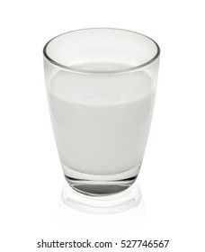 Milk On White Background