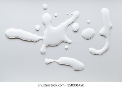 milk splash drop grey mood