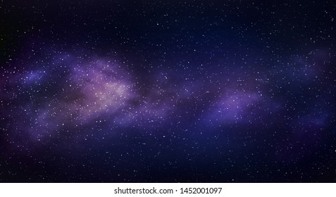 Milky way galaxy with stars and space background. - Shutterstock ID 1452001097