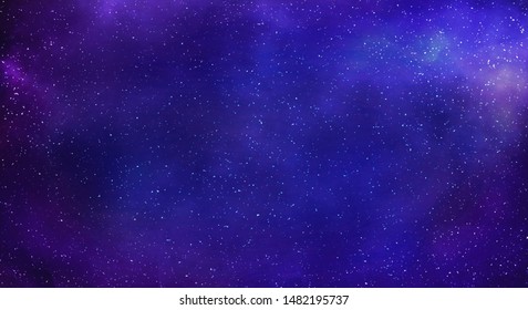 Milky Way Galaxy With Stars And Space Background.