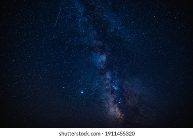 Milky Way Galaxy With Stars And Space In The Universe Background