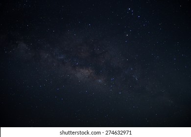 Milky Way Galaxy With Stars And Space Dust In The Universe