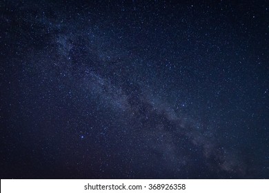 Milky Way Galaxy With Stars And Space Dust In The Universe