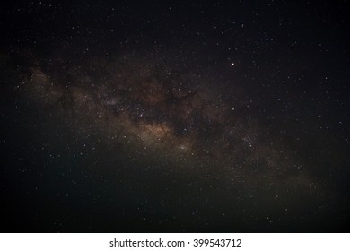 Milky Way Galaxy With Stars And Space Dust In The Universe