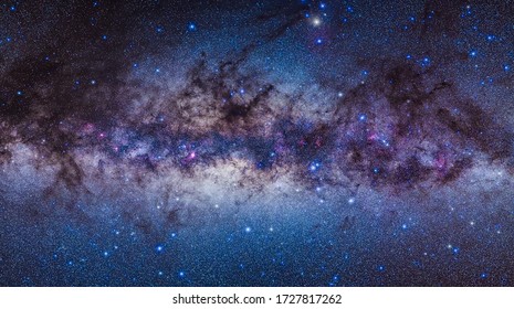 Milky Way In The Night Sky