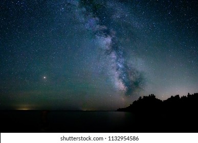 Milky Way Over Lake Superior