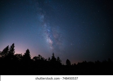 Milky Way Over Santa Cruz Mountains, California