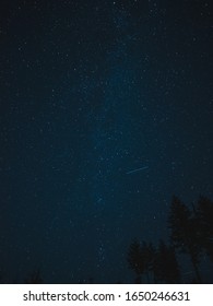 Milky Way Plane Light Trails