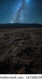 MIlky Way Rising Over Telescope Peak In Death Valley National Park, California