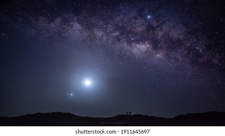 The Milky Way Seen From The Clear Sky Of Tassili N'Ajjer In The Algerian Sahara