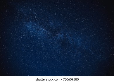 Milky Way Star Night Sky Winter Background