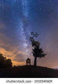 Milky Way In The Summer Burgundy Sky (France)