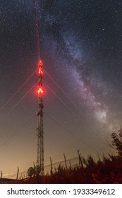 Milky Way In The Summer Burgundy Sky (France)