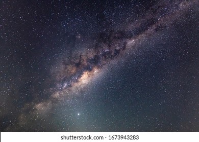 The Milky Way taken from Killcare Beach on the Central Coast of NSW, Australia. 2 image hdr merge.