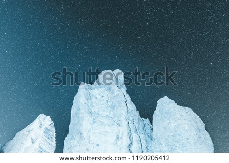 Image, Stock Photo Gypsum Mountains Nature