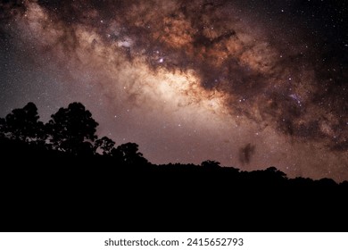 MilkyWay Galactic Core rising over the south east sky. Taken from Bortle 2 region in Jalisco, Mexico.