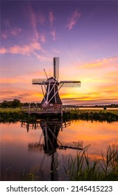 Mill By The River At Dawn