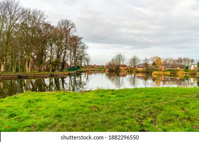 Mill Dam In Eccleston, Merseyside, UK