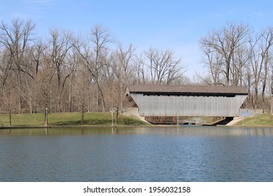 Mill Race Park Bridge Columbus Indiana