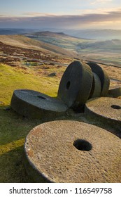 Mill Stones At Stanage Edge.