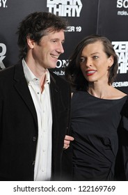 Milla Jovovich & husband Paul W.S. Anderson at the premiere of "Zero Dark Thirty" at the Dolby Theatre, Hollywood. December 10, 2012  Los Angeles, CA Picture: Paul Smith
