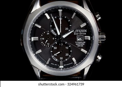 Millburn, USA - April 6, 2012: Citizen Eco-Drive WR100 Watch.