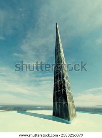 Millenium Obelisk in A Coruña, Spain