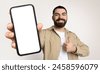 man holding phone