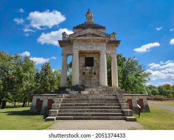 Millennial Monument Of King Árpád In Opusztaszer National Heritage Park, Hungary.