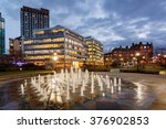 Millennium Square is a modern city square in Sheffield, England