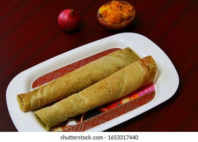 Millet Dosa. Millet Is A Very Healthy Dish .